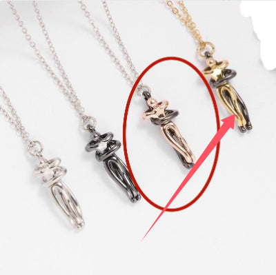 Couple Hug Necklace Romantic Men And Women