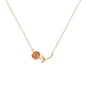December Birth Flower 3D Pendant Necklace
