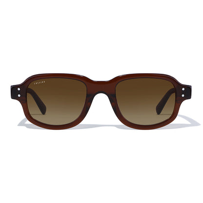 Tres 48mm Rectangle Sunglasses | Brown