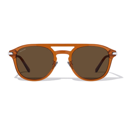 Coast 50mm Double Bridge Sunglasses | Burnt Orange