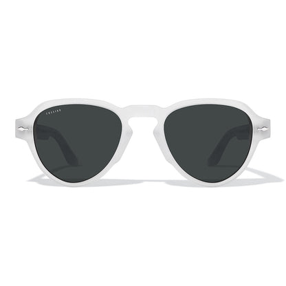 Soul 51mm Keyhole Sunglasses | White