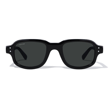 Tres 48mm Rectangle Sunglasses | Black