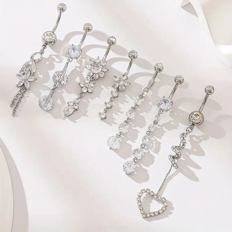 Tassel Pendant Navel Buckle Hot Female Piercing Navel Ornaments