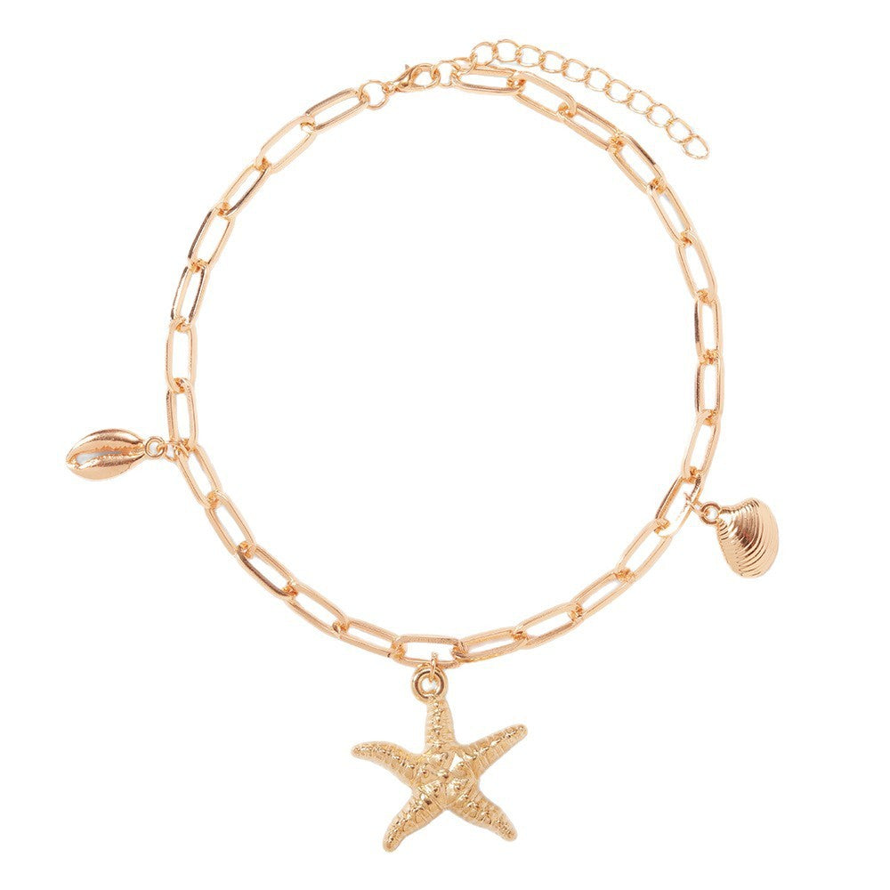 Anklet Three-dimensional Starfish Accessories Holiday Accessories