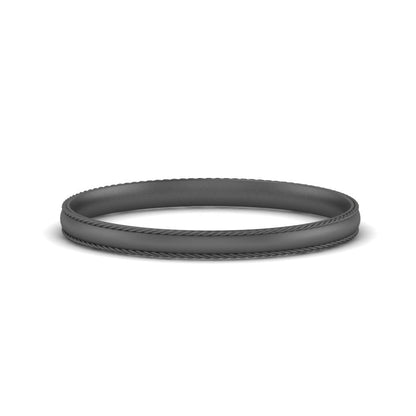 Rope Design Comfort Fit Mens Band
