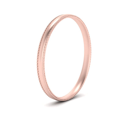 Rope Design Comfort Fit Mens Band