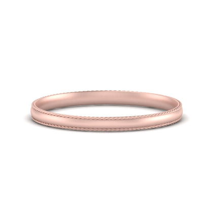 Rope Design Comfort Fit Mens Band
