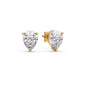 Three-Prong Pear Diamond Solitaire Stud Earrings [IGI Certified]
