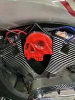 3D Twisted skull Victory "cheese wedge" replacement cover