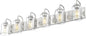 Farmhouse Glass Bathroom Vanity Light Fixture