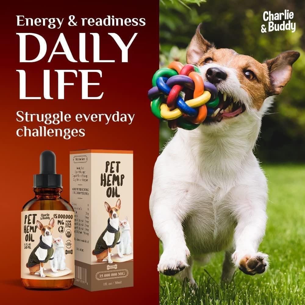 Charlie Buddy   Hеmp Oil for Dogs Cats   Hiр and Jоint Suppоrt and Skin Hеalth
