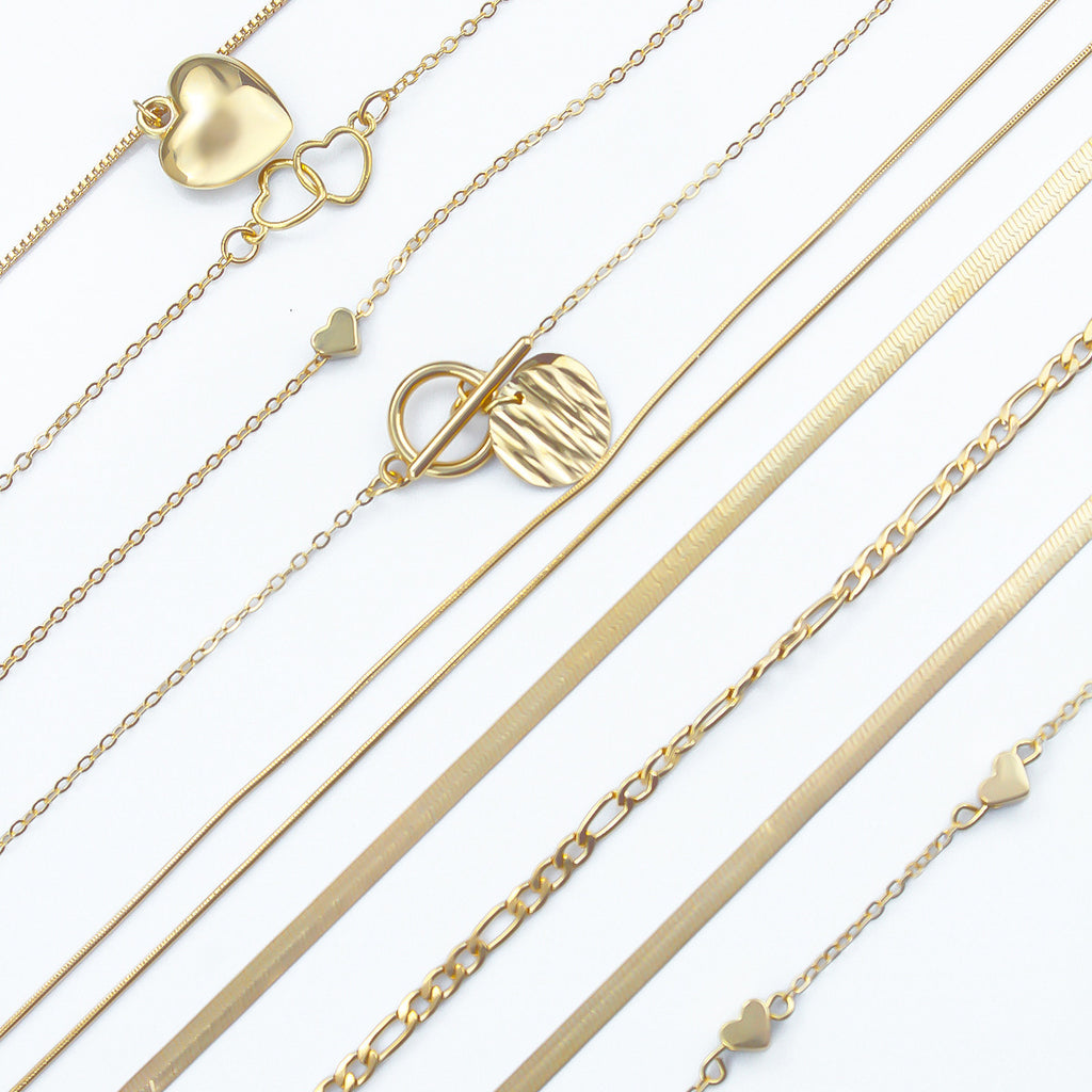 Fashion All-match Jewelry Ornament 10 Pieces Women's Necklace Suit