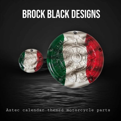 3D Aztec themed derby cover
