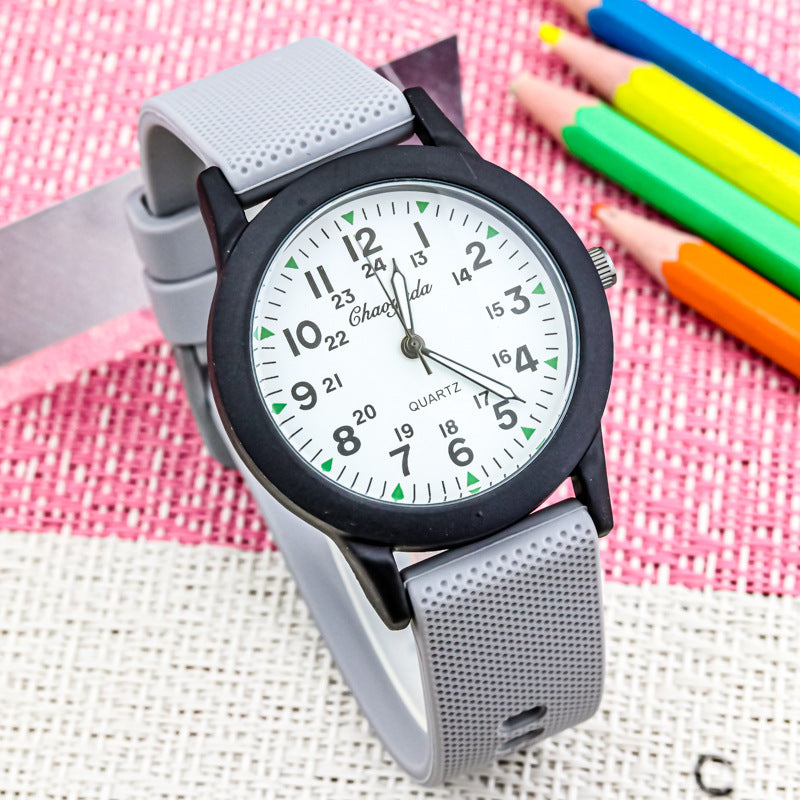 Luminous Needle Waterproof Transparent Digital Electronic Watch