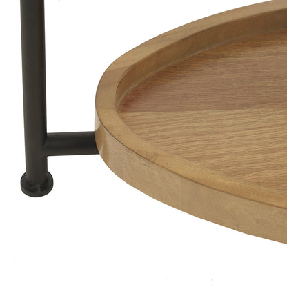 Monte Oval White/Natural Coffee Table