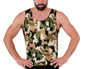 Insta Slim Big and Tall Camo Activewear Muscle Tank 3MAT001BT
