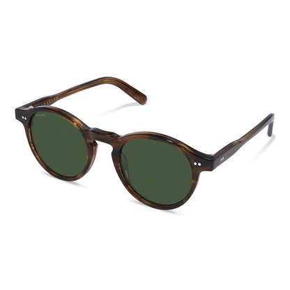 Redon 48mm Round Sunglasses | Horn