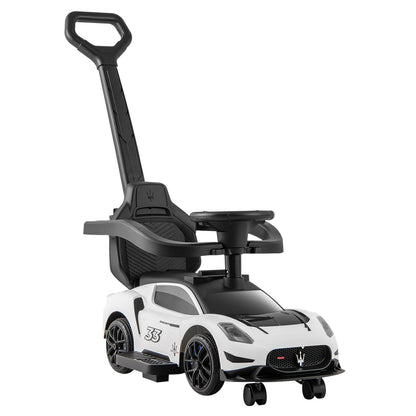 3-in-1 Ride on Push Car Maserati Licensed Sliding Car with Music