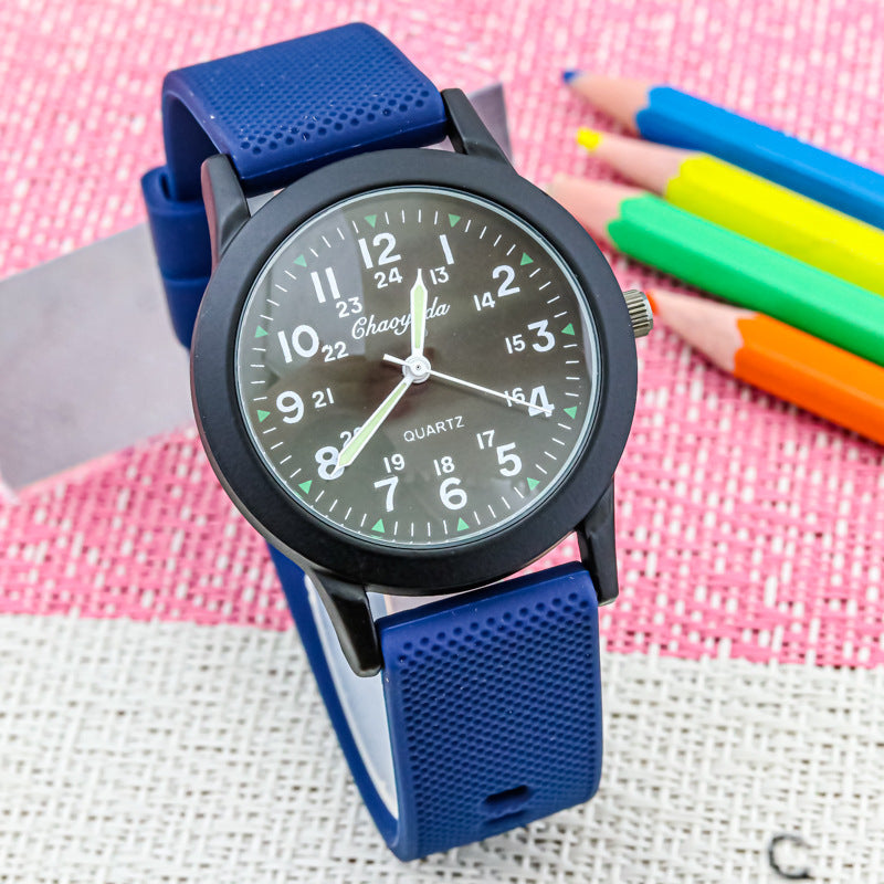 Luminous Needle Waterproof Transparent Digital Electronic Watch