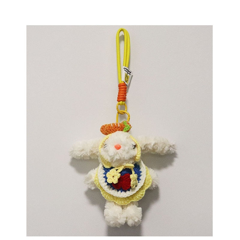 Plush Key Chain Cute Rabbit Doll Cartoon Pendant