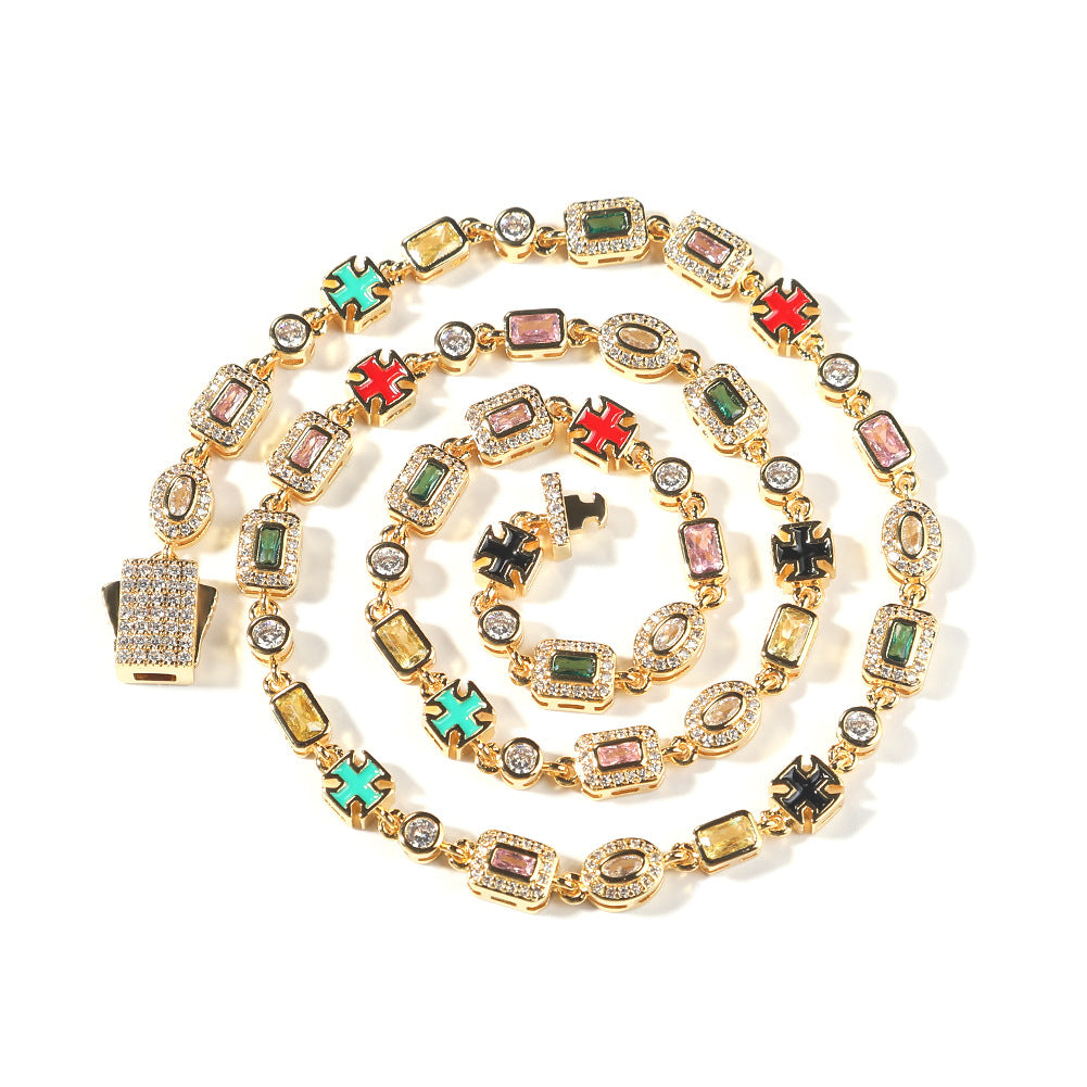 Colorful Gemstone Necklace For Men And Women