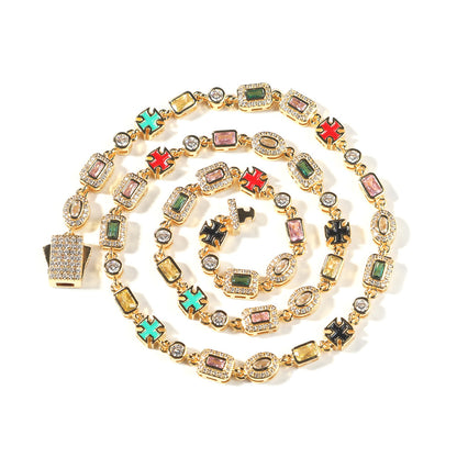Colorful Gemstone Necklace For Men And Women