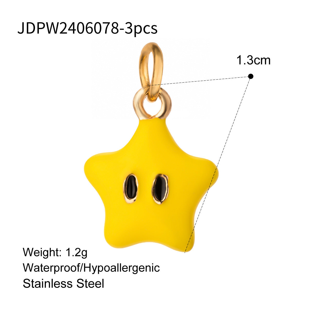 Women's Cute Drop Oil Pendant Color Retention Necklace Pendant