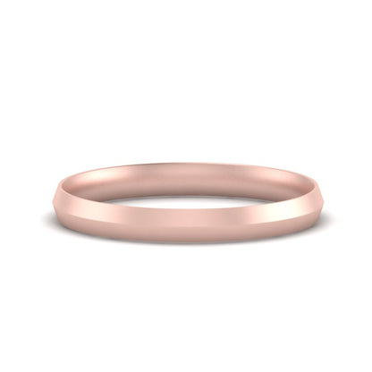 Comfort Fit Knife Edge Mens Band