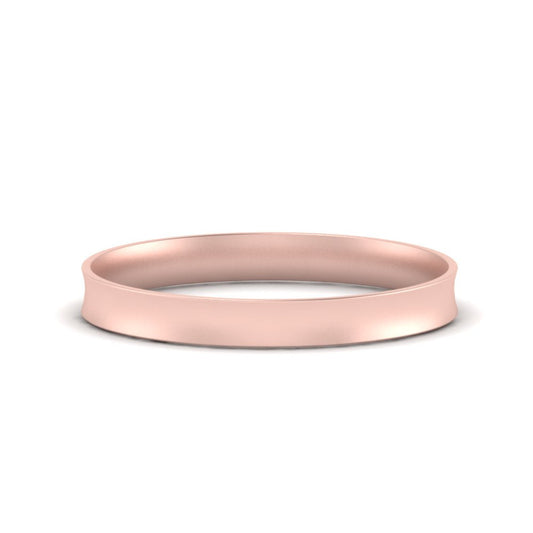 Comfort Fit Concave Mens Band