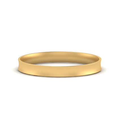 Comfort Fit Concave Mens Band