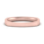 Square Comfort Fit Mens Wedding Band