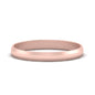 Wedding Band Beveled Edge Matte