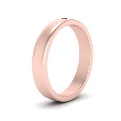 Round Diamond Classic Mens Band