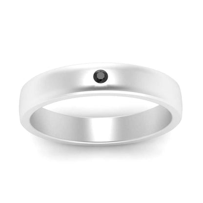 Round Diamond Classic Mens Band
