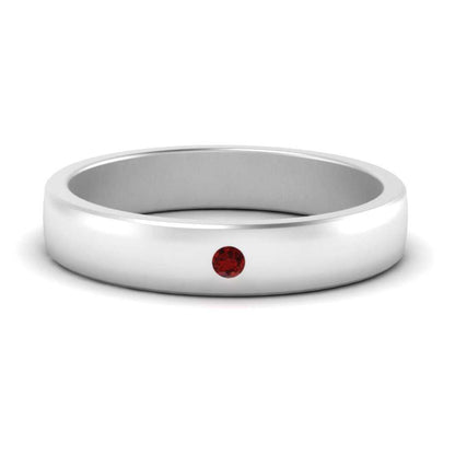 Round Diamond Classic Mens Band