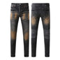 Men's Fashionable Ripped Straight-Leg Pants