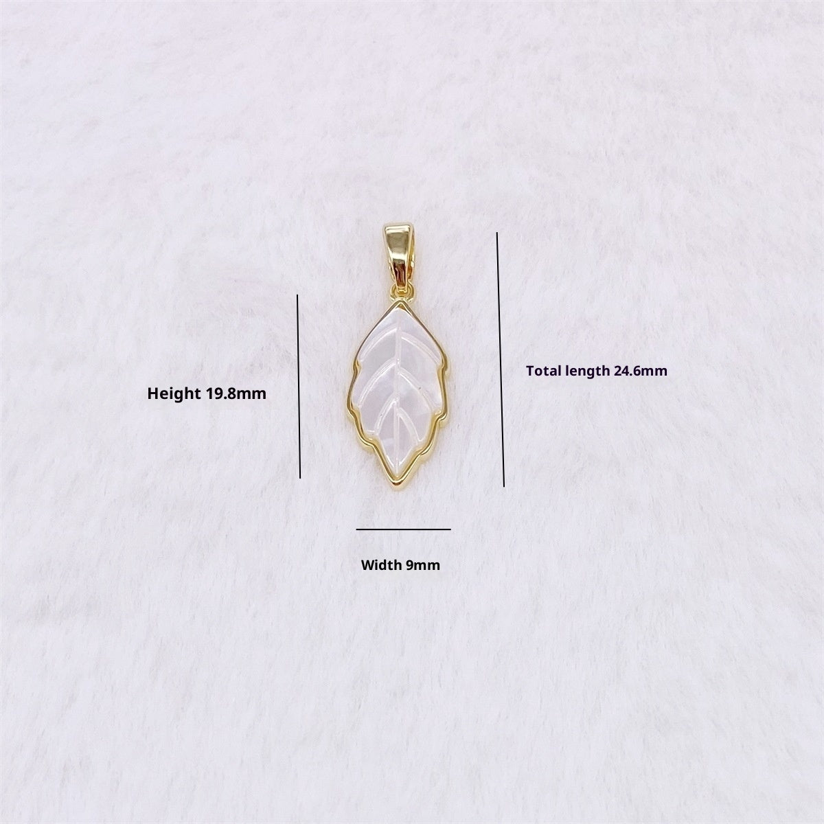 Diy Ornament Accessories Copper Plating 18K Gold Pearl Shell Necklace Bracelet Single And Double Charm