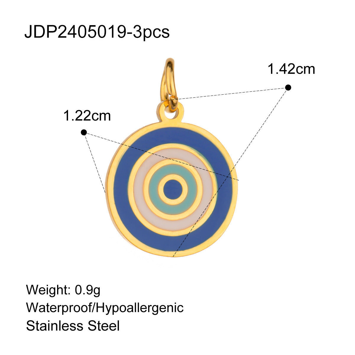 Women's Cute Drop Oil Pendant Color Retention Necklace Pendant