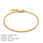Stainless Steel Cuban Chain Mens Adjustable Fade-Proof Bracelet