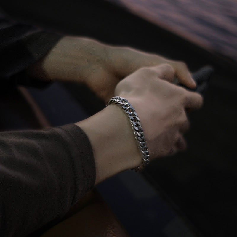 Titanium steel bracelet