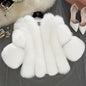 Women's Fur Imitation Patchwork Fox Artificial Coats