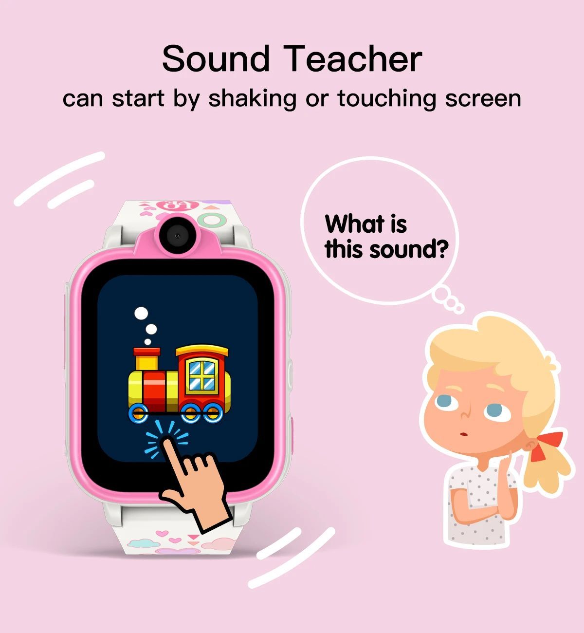 Multifunctional Children's Touch Screen Positioning Game Smart Watch