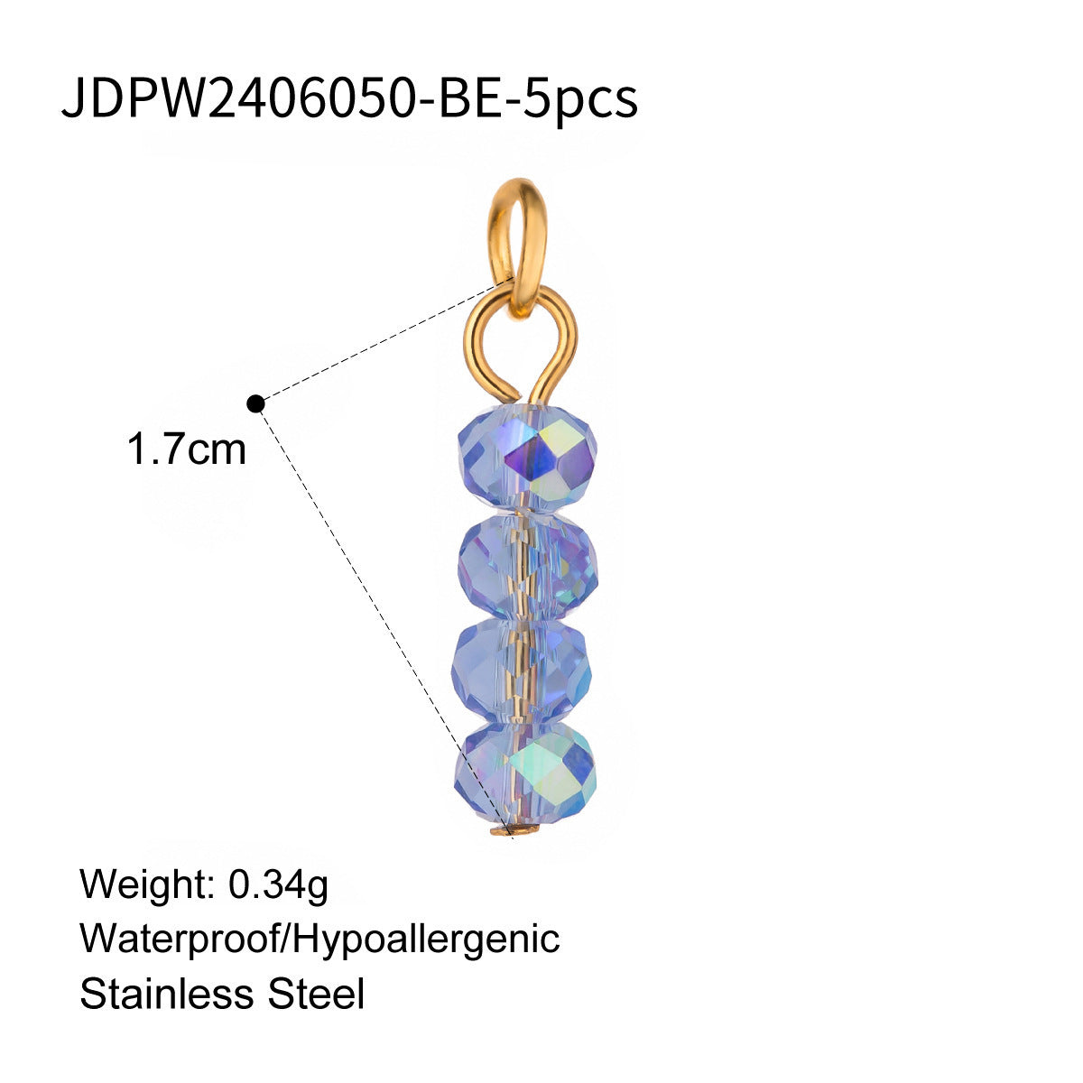 Women's Cute Drop Oil Pendant Color Retention Necklace Pendant