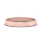 5 mm Flat Gold Wedding Band