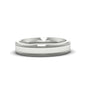 Mens Band Double Milgrain