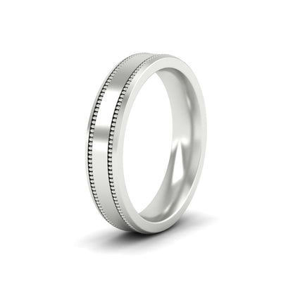 Mens Band Double Milgrain