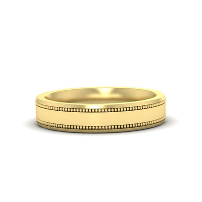Mens Band Double Milgrain