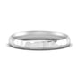 Mens Hammered Comfort Fit Wedding Band