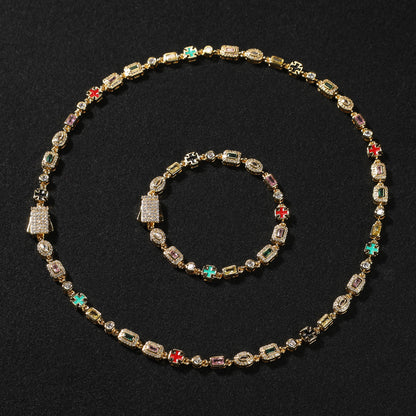 Colorful Gemstone Necklace For Men And Women
