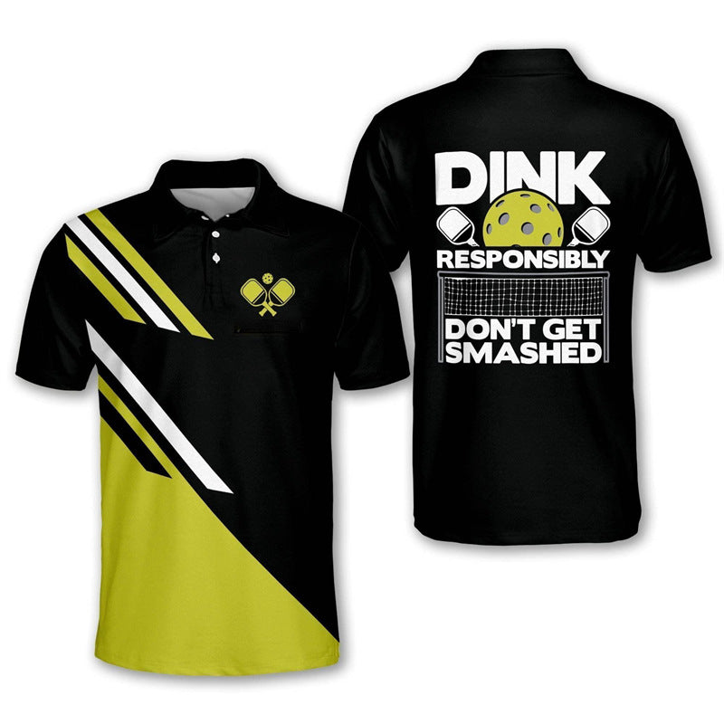 Turn-down Collar Quick-dry Casual All-match Short-sleeve Polo Shirt